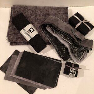 JOANN Fabric Bundle - Black & Gray - 3 LB 10.6 oz